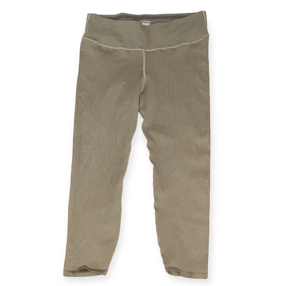 Good American Brown Camel Seamless Compression UV Protection Leggings NWOT - Picture 3 of 8